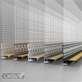 LIKOV LS2-ADAPT COLOR lišta okenní začišťovací 2D 6mm, délka 2,6m RAL 7047 LIKOV LS2-ADAPT COLOR lišta okenní začišťovací 2D 6mm, délka 2,6m RAL 7047